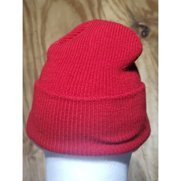 Canada Goose  Arctic Disc Ribbed Toque Beanie Red @E5 unisex - Picture 6 of 12